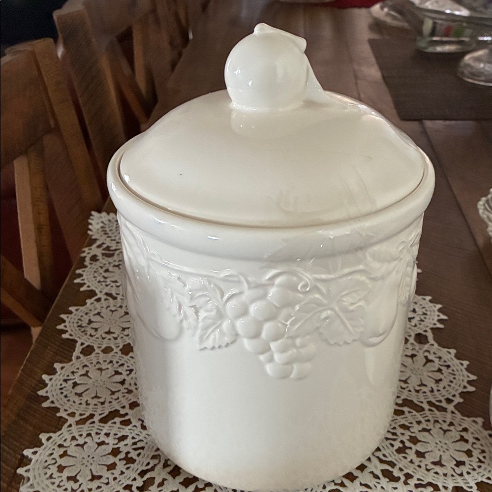 Classic Cream Ceramic Canister